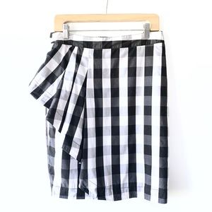 Gingham Ruffle Skirt